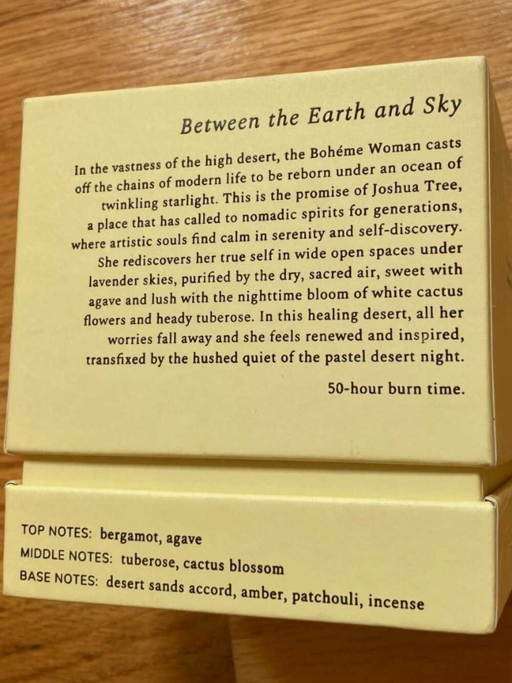 Boheme Candle - Joshua Tree Scent - Picture 3 of 15
